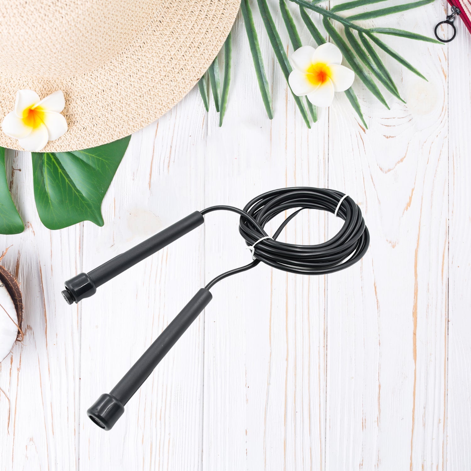Fitness jump rope for men, women, and kids. Fitness jump rope for men, women, and kids.